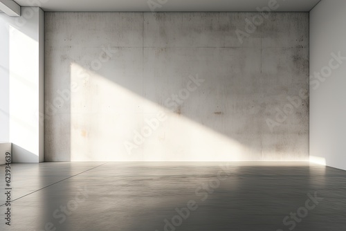 Empty room with concrete floor © Rachel