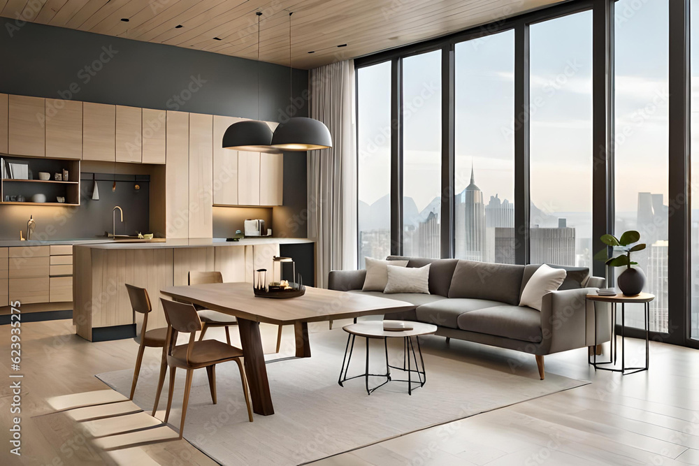 Fototapeta premium modern dining room