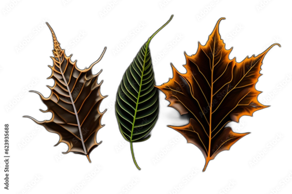 set of leaves set of leaves
