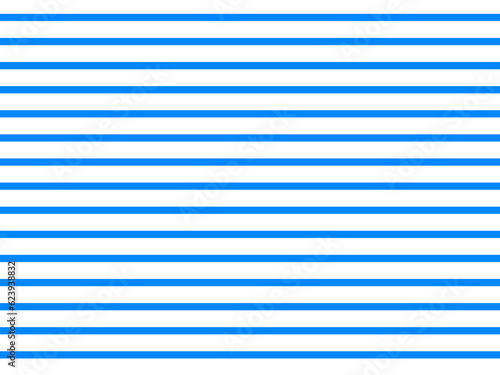 少し太いボーダー柄　青