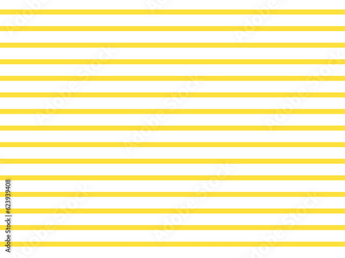 少し太いボーダー柄　黄色