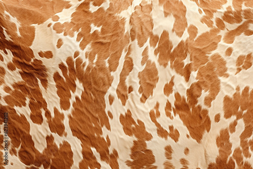 Real skin texture of cow seamless pattern. Farm animals. Illustration, Generative AI.