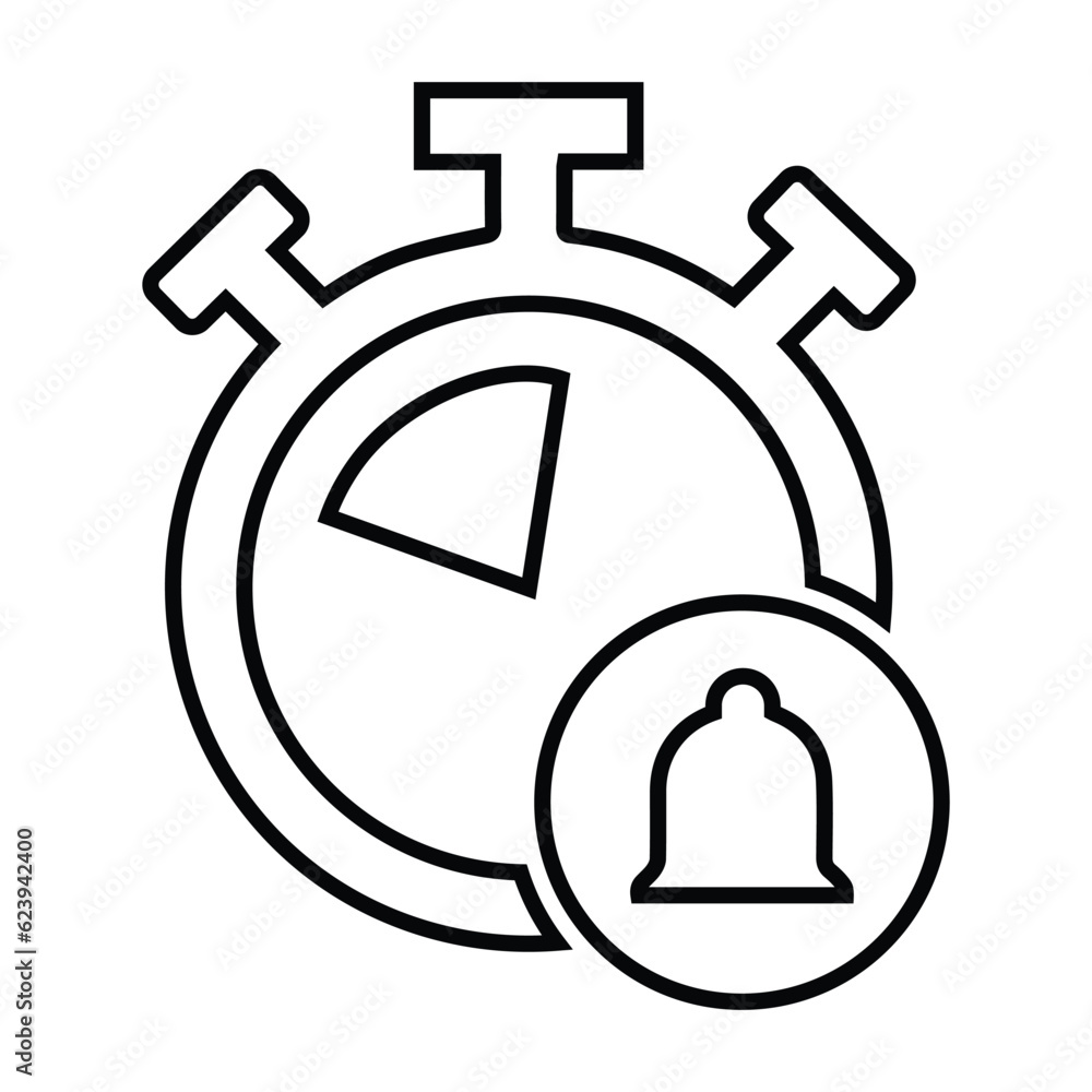 Time notification, alarm, icon Time notification, alarm, icon