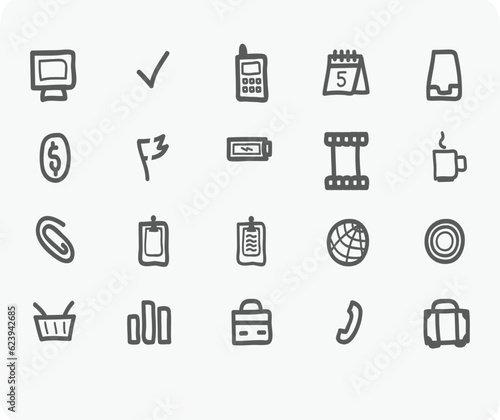 Simple line icons pack of school education, study process. Vector pictogram set for mobile phone user interface design, UX infographics, web apps, business presentation. Sign and symbol collection. 80