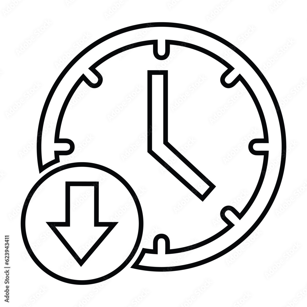 Up time, business time, delivery time icon Up time, business time, delivery time icon