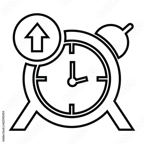 Up, time, stopwatch icon