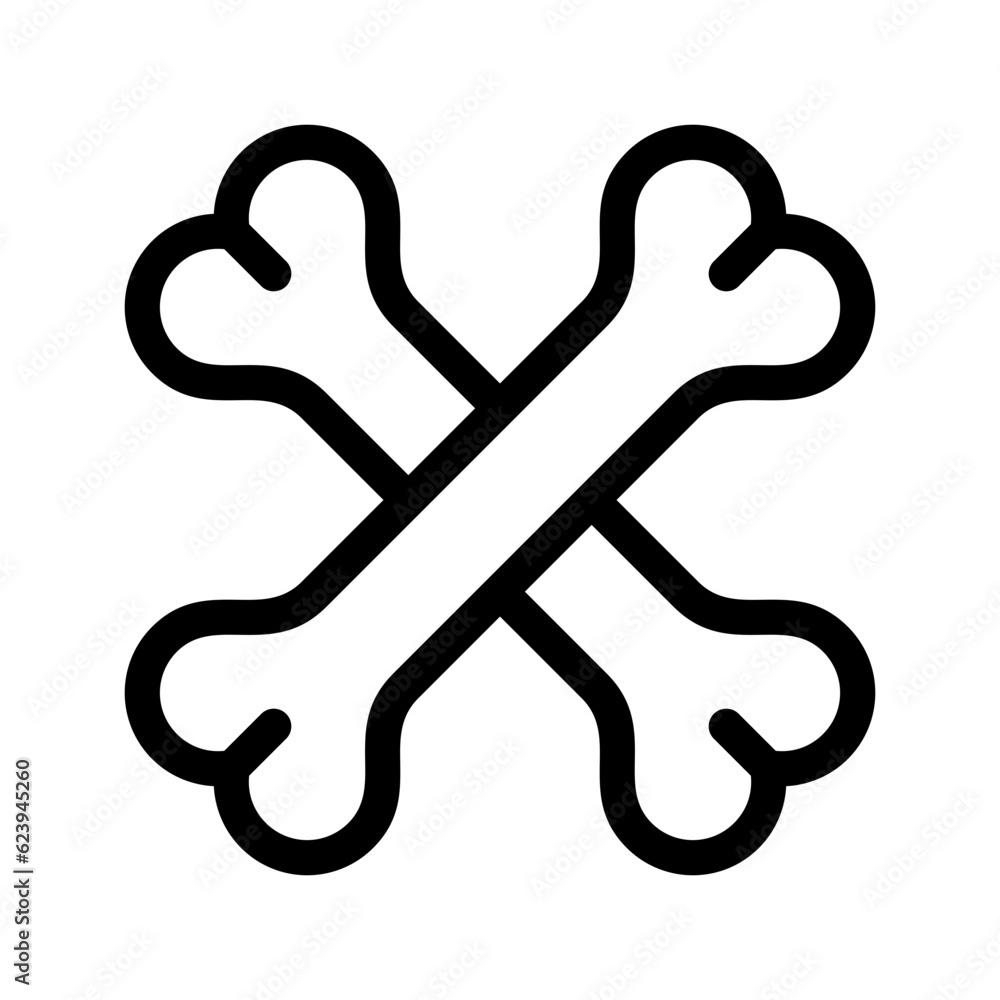 Bone Icon Vector Symbol Design Illustration Bone Icon Vector Symbol Design Illustration