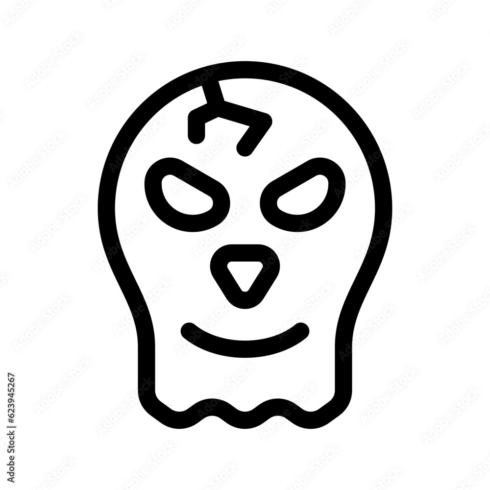 Evil Ghost Icon Vector Symbol Design Illustration Evil Ghost Icon Vector Symbol Design Illustration
