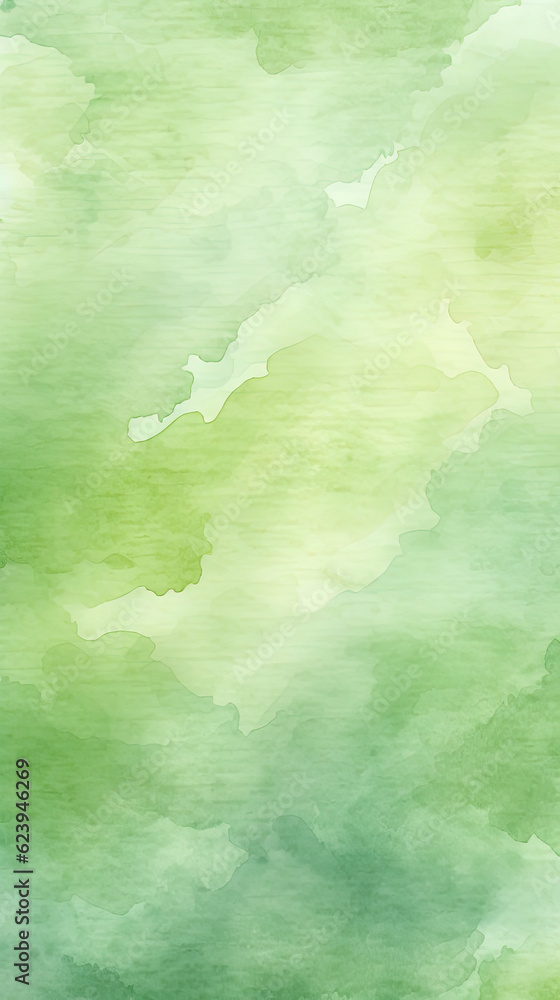 green abstract watercolor background