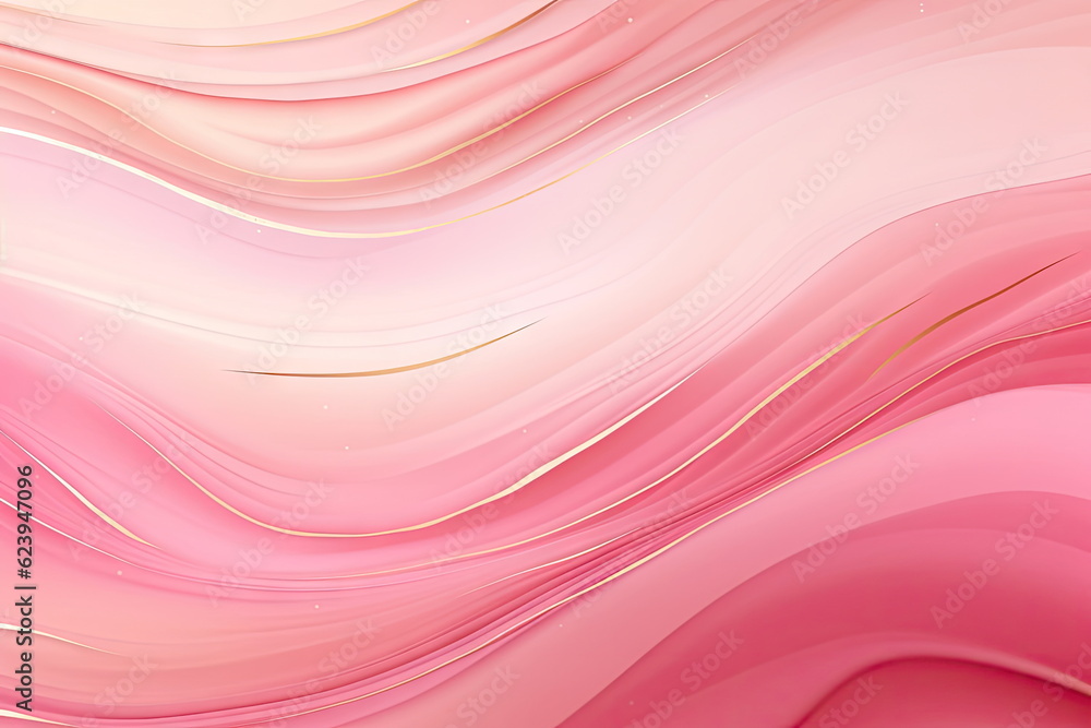pink marble gradient with golden lines, pastel background pink marble gradient with golden lines, pastel background