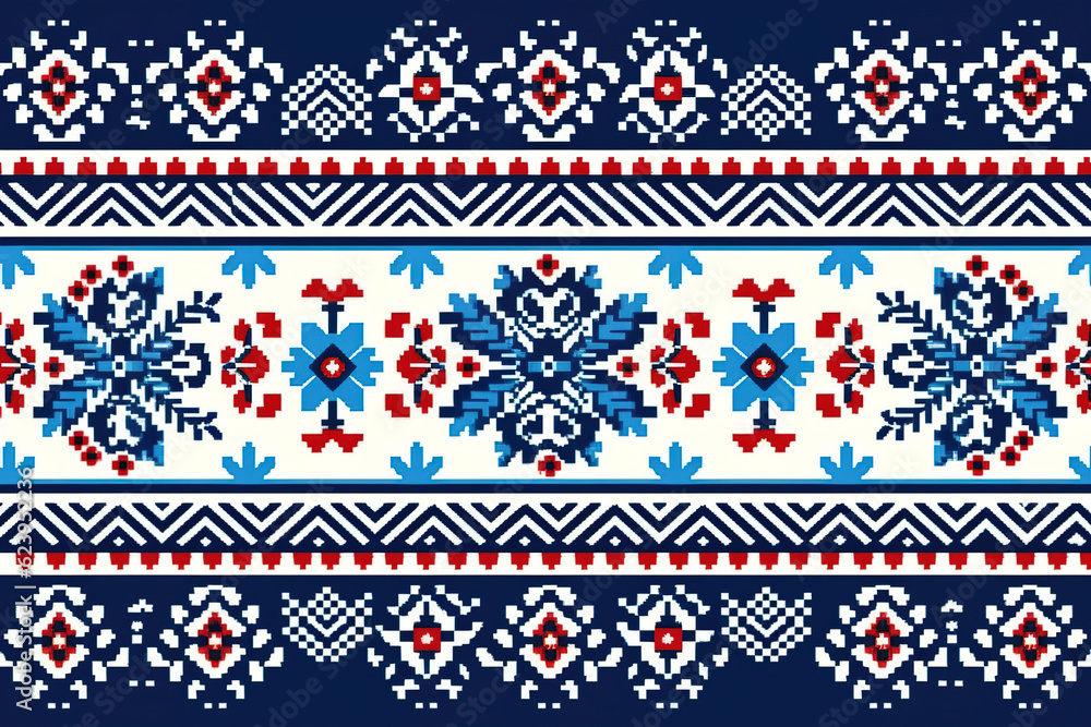 vector illustration of ukrainian folk seamless pattern ornament vector illustration of ukrainian folk seamless pattern ornament