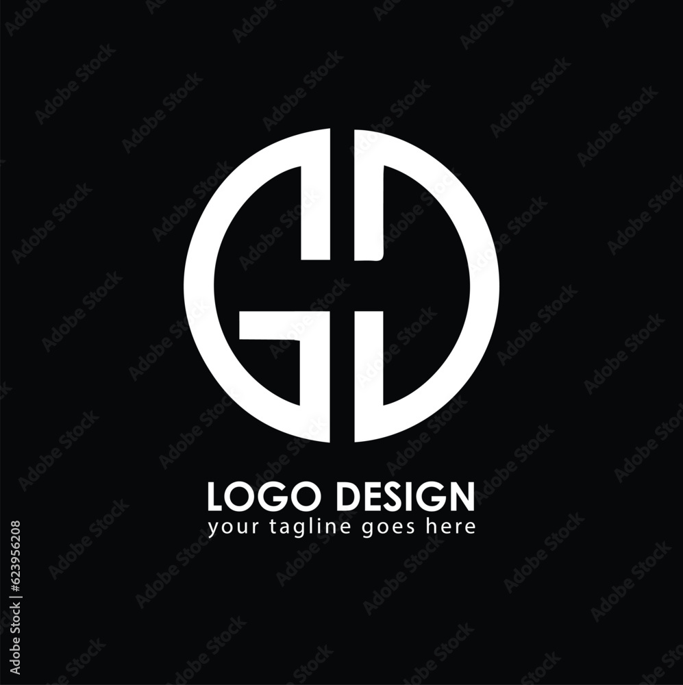 GD GD Logo Design, Creative Minimal Letter GD GD Monogram Stock Vector ...