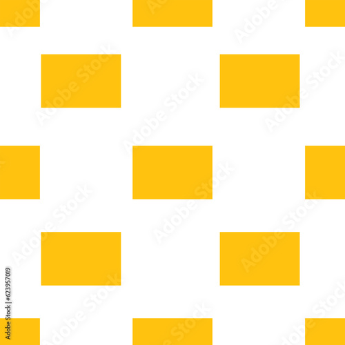 Digital png illustration of pattern with yellow rectangulars on transparent background