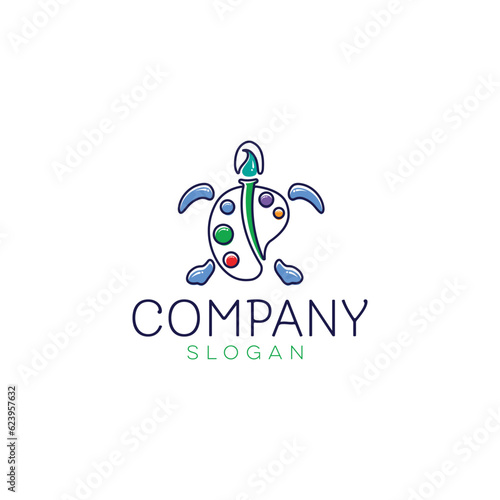 Art Turtle Vector