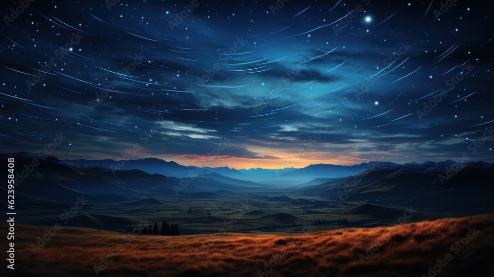Starry Sky Before the dawn