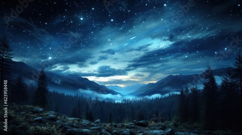 Starry Sky Before the dawn
