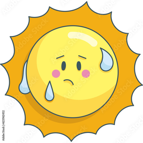 Sun Cute Character