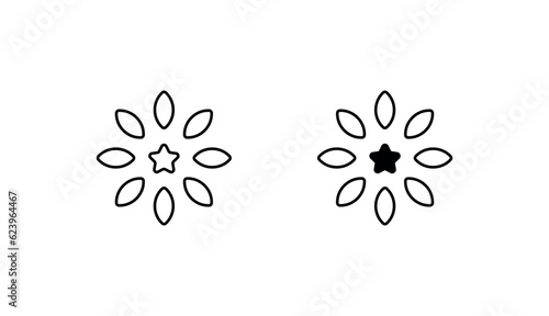 Festival Movies icon design with white background stock illustration