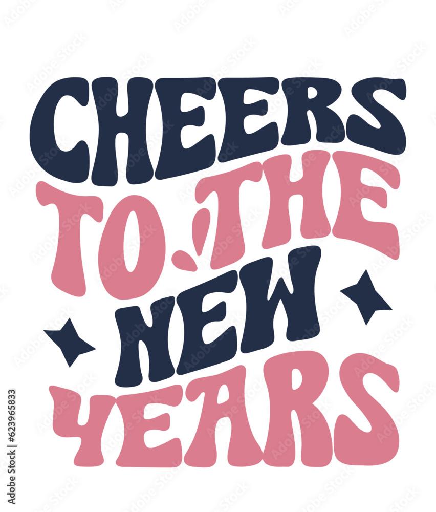 Fototapeta premium New Year Vector, Elements and Craft Design.