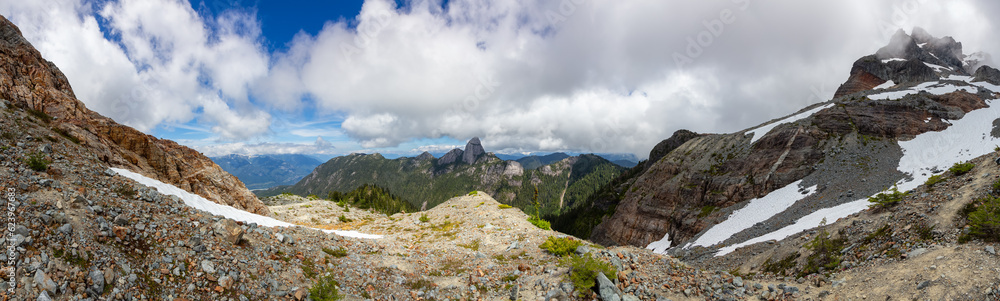 Canadian Mountain Landscape. Nature Background.