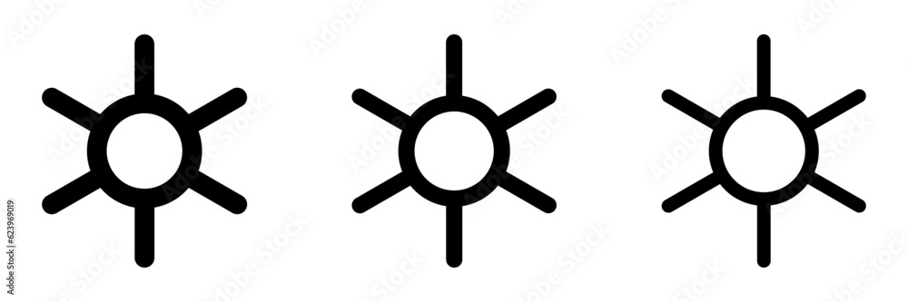Led light vector icons icons Led light vector icons icons