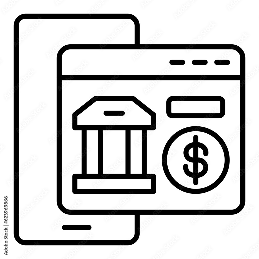 Mobile Banking Icon Mobile Banking Icon