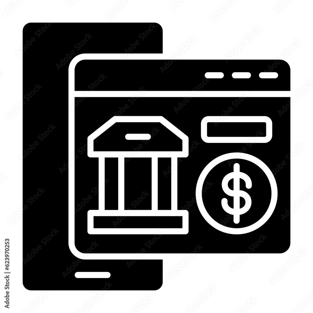 Mobile Banking Icon Mobile Banking Icon
