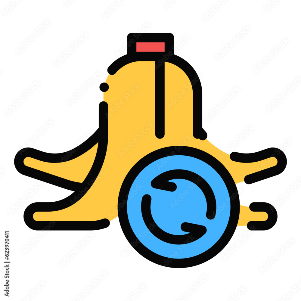 banana peel icon banana peel icon