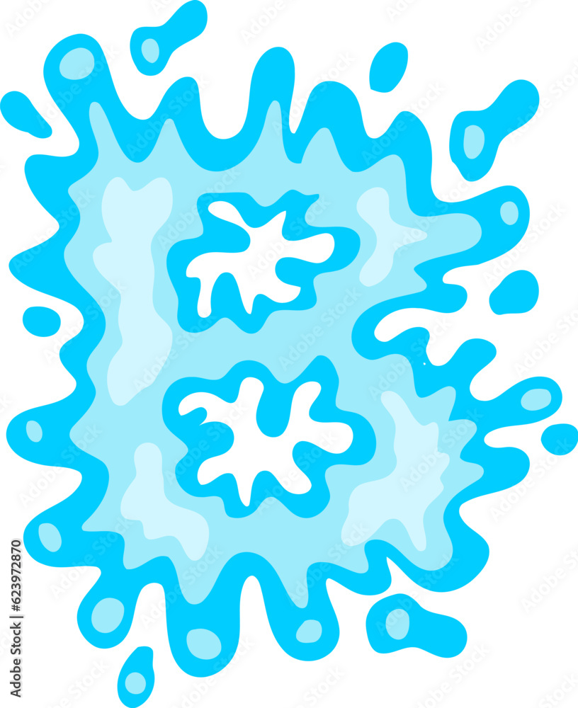 Water Splash Letter B Water Splash Letter B