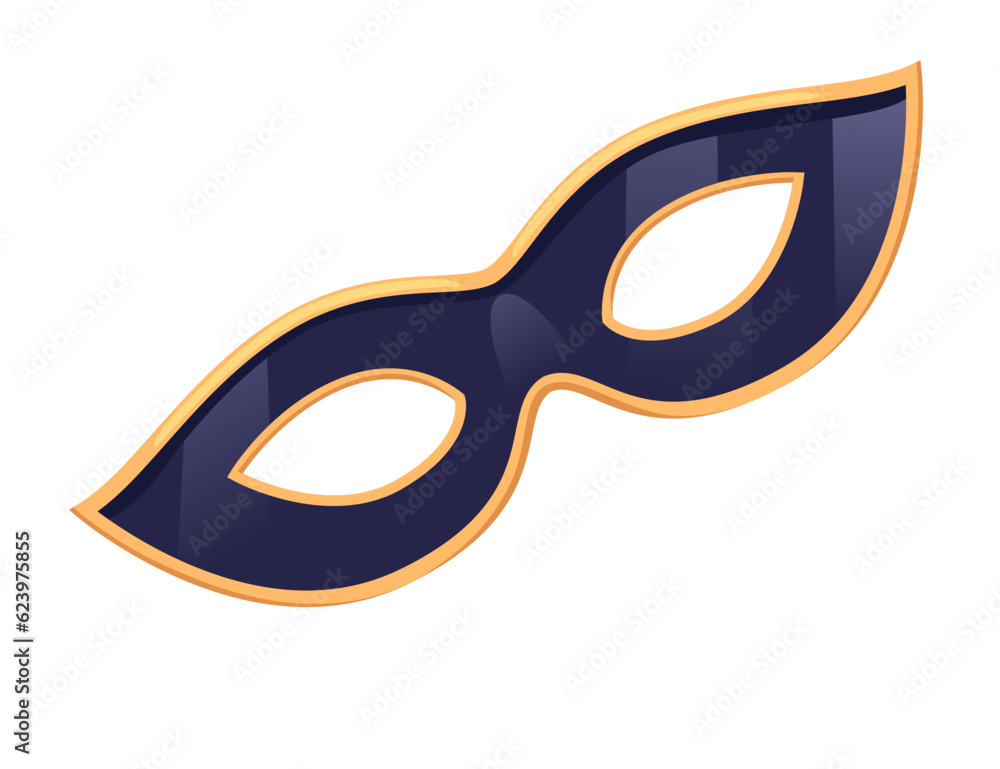 Masquerade carnival mask vector illustration isolated on white background Masquerade carnival mask vector illustration isolated on white background