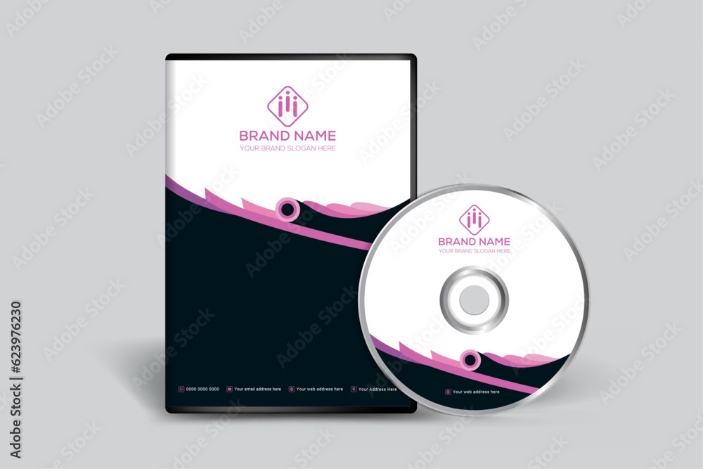Simple DVD cover template