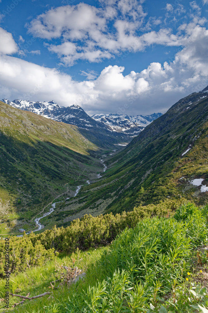 Fototapeta premium Am Flüelapass