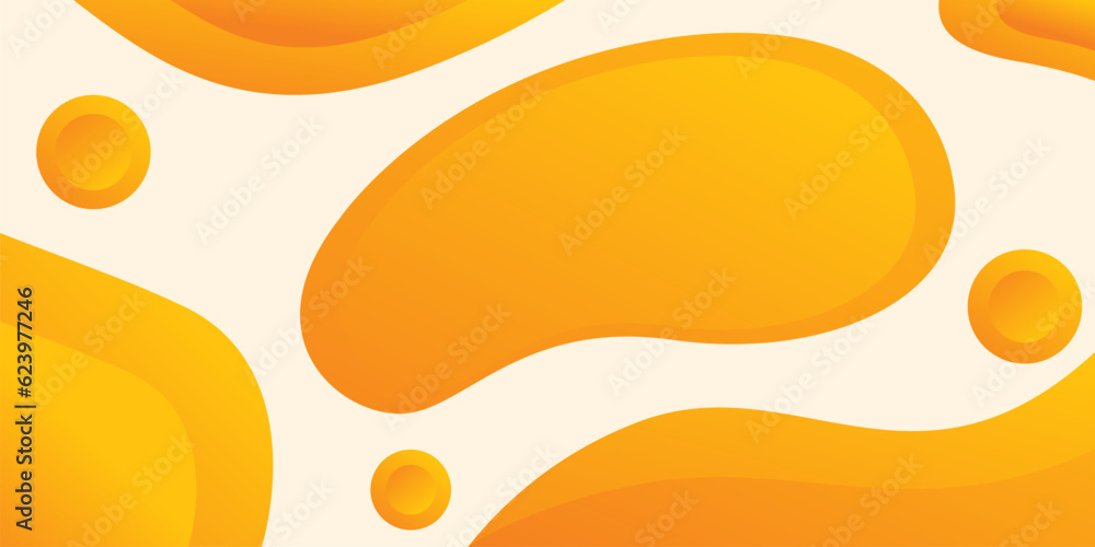 yellow minimalist background modern vector illustration