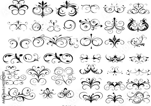 Line dividerrs  silhouette images