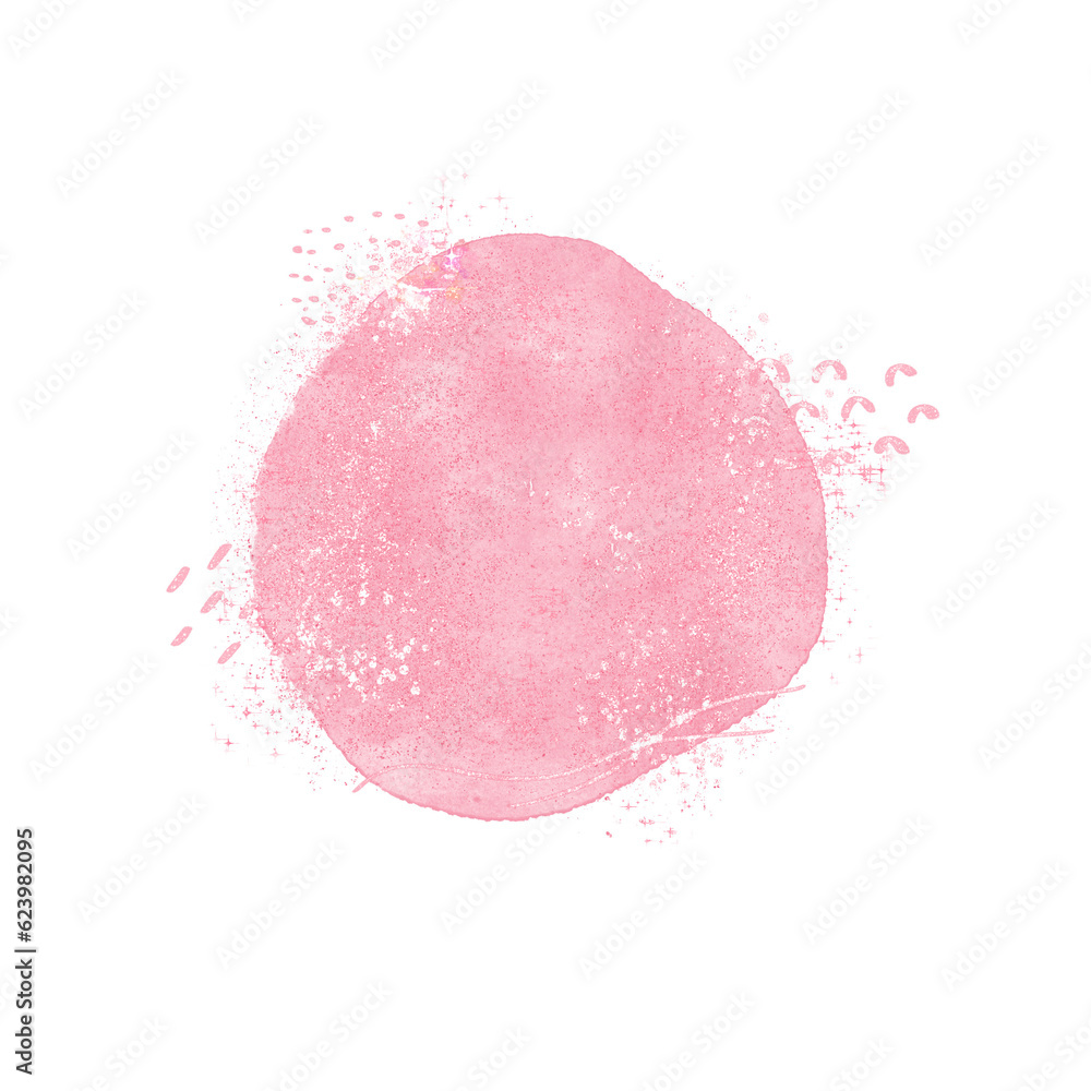 Rose Gold Abstract Watercolor Illustration Rose Gold Abstract Watercolor Illustration