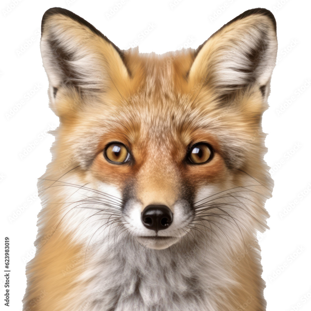 Fototapeta premium red fox vulpes 4 years old Generative AI 