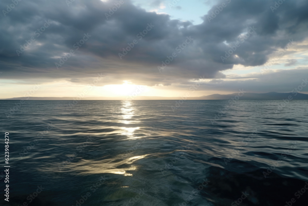 Obraz premium Vast Horizon Views. Generative AI