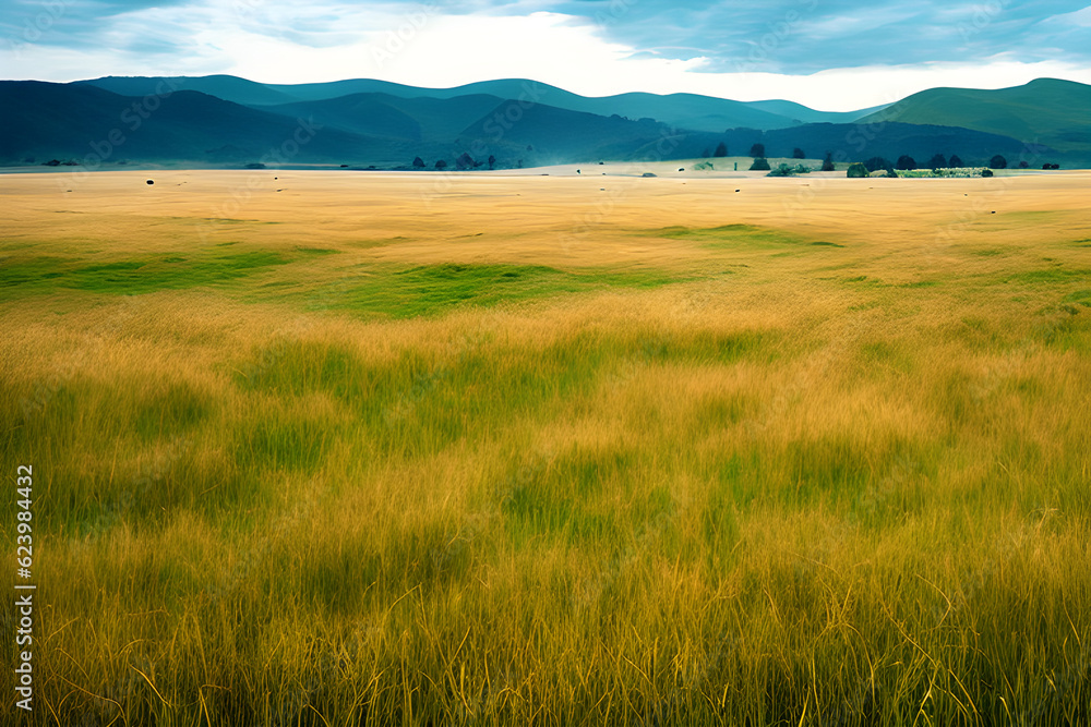 Obraz premium grassland. Generative AI