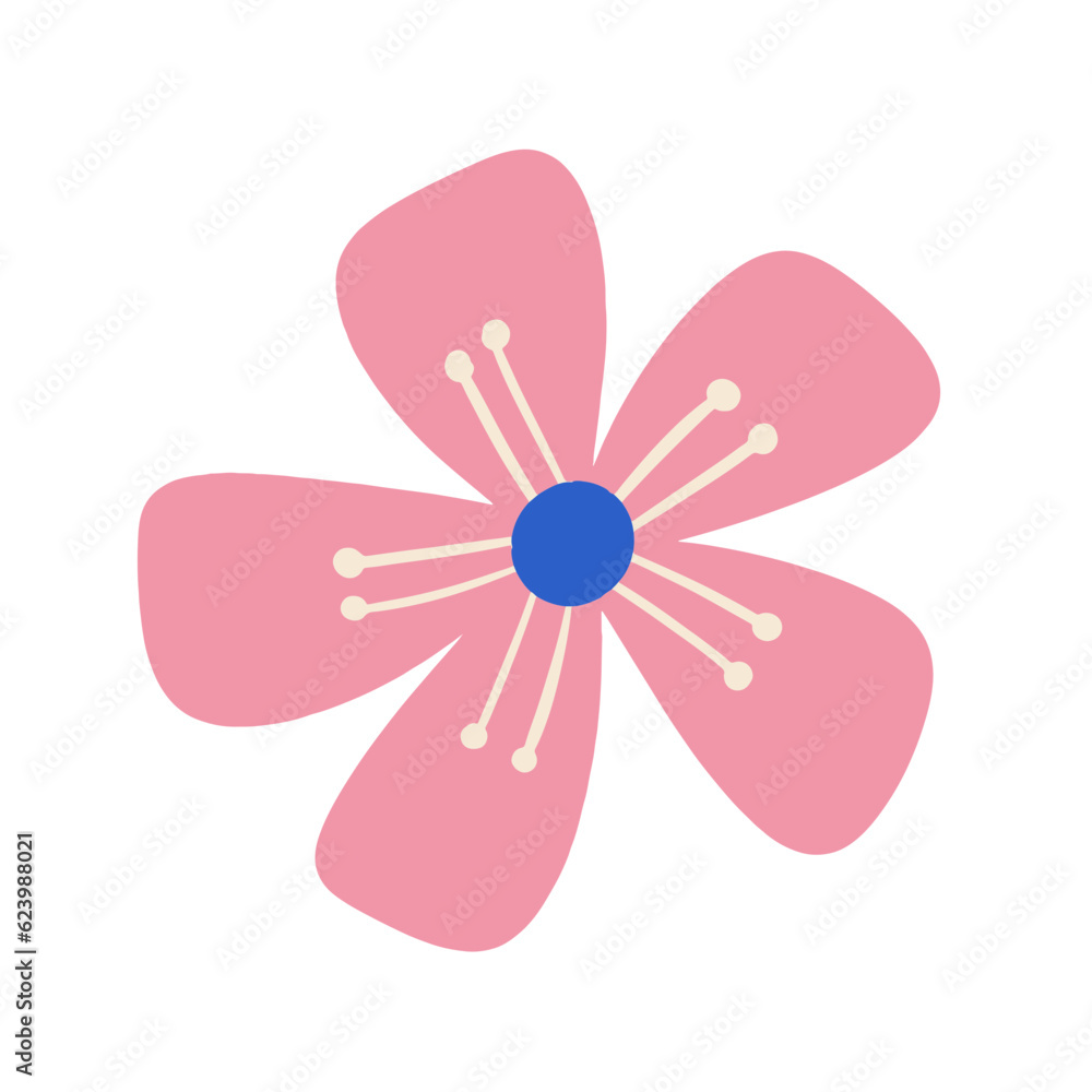 Cute hand draw flower vector Cute hand draw flower vector