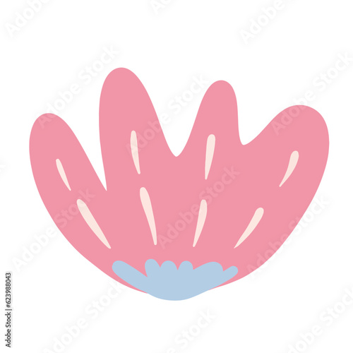 Cute hand draw flower vector