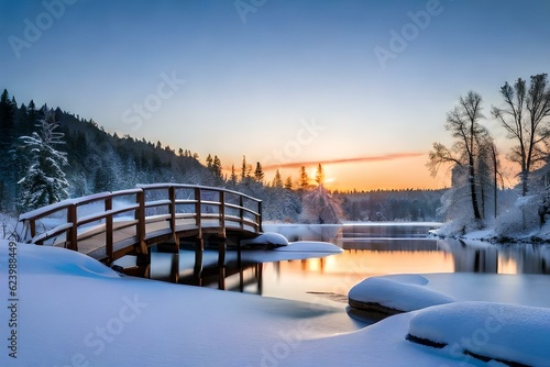 winter evening in the park © SAJAWAL JUTT