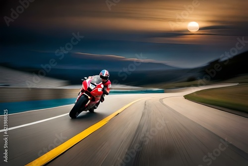person riding a motorcycle © SAJAWAL JUTT