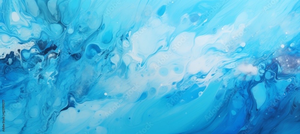 Abstract liquid clear blue splash marble texture background. Generative AI technology. Abstract liquid clear blue splash marble texture background. Generative AI technology.