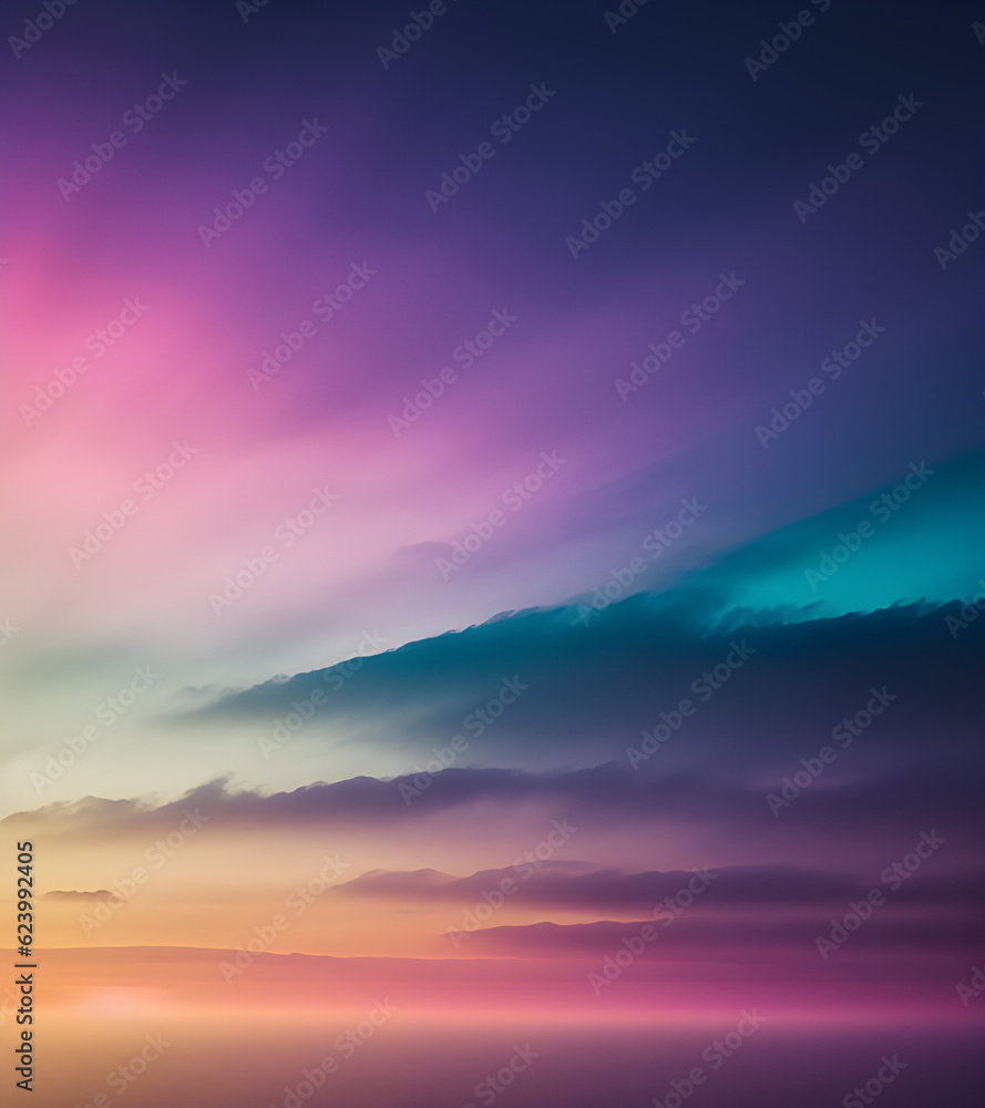 abstract colorful background with space for your text and image, nature series Generative AI
