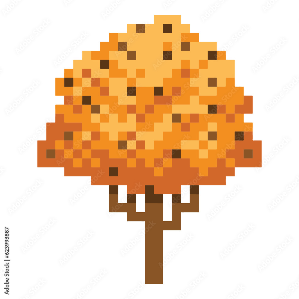 Fototapeta premium nature pixel art