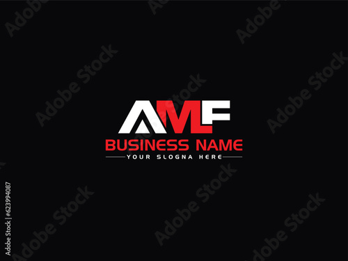 AMF Logo Vector Art, Initial amf Alphabet Letter Logo Template