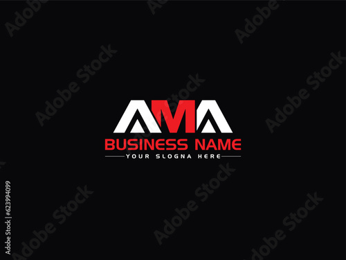 AMA Logo Vector Art, Initial ama Alphabet Letter Logo Template