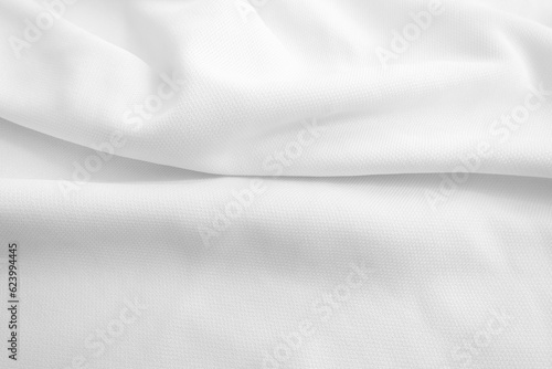 White fabric texture. Cloth background. © Kavik
