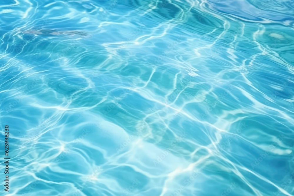 Surface of water blue swimming pool background, Generative AI Surface of water blue swimming pool background, Generative AI