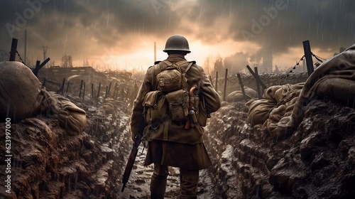 Obraz na plátně World War, War Front